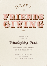 Happy Friendsgiving by Paperless Post