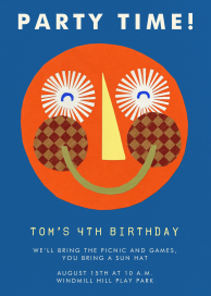 Cheeky Sunshine - Birthday Invitation by Hadley Paper Goods