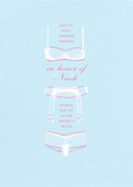 Underthings - Bridal Shower Invitation by Paperless Post