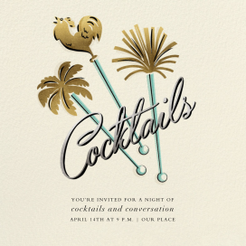 Western Swizzler - Luau Party Invitation by Paperless Post