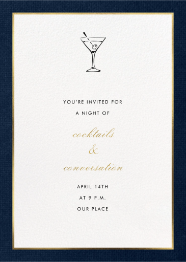 Oro (Tall) - Invitation by Paperless Post