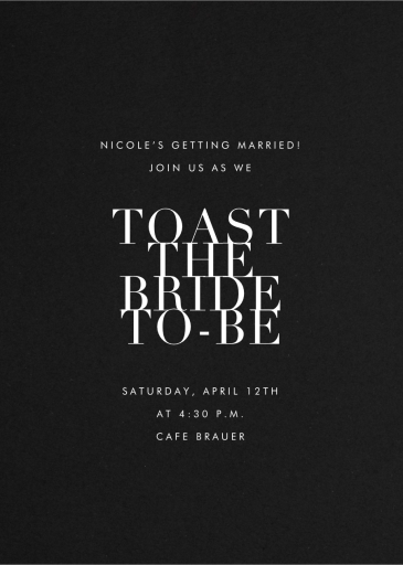 Editorial II (Photo Invitation) - Invitation by Paperless Post - Back