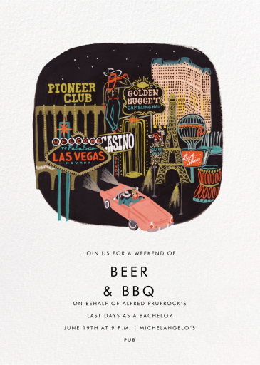 Destination - Casino Party Invitation by Rifle Paper Co.