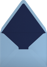 Foto-Paar, modern, blau, Dankeskarte „ Card “, Umschlag