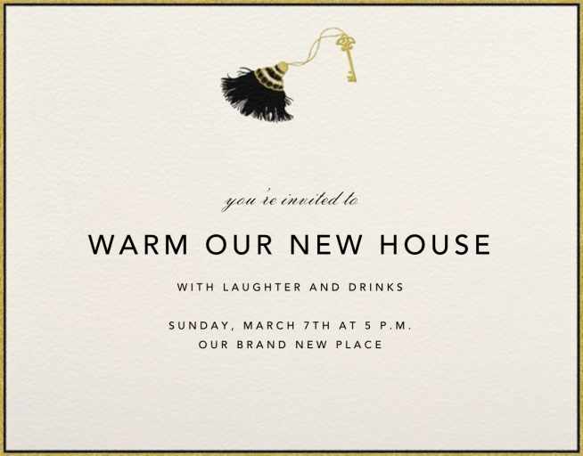 Tassel and Key - Invitation by Paperless Post
