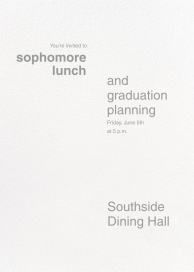 Open Spaces - School Event Invitation by Paperless Post