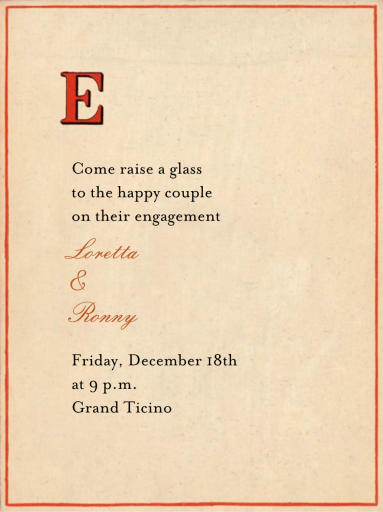 Red Letter by John Derian - Back