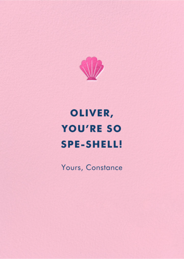 You Sea Me - Valentine's Day Card by Hello!Lucky - Back