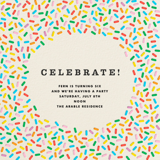 Sprinkles by The Indigo Bunting