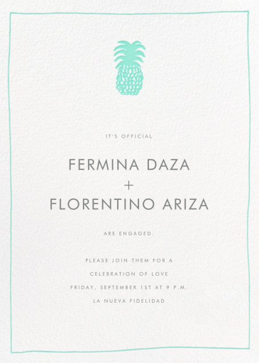 Piña - Invitation by Linda and Harriett