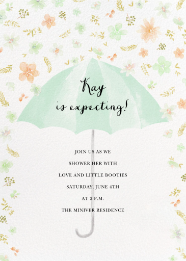 Flower Shower - Baby Shower Invitation by Paperless Post