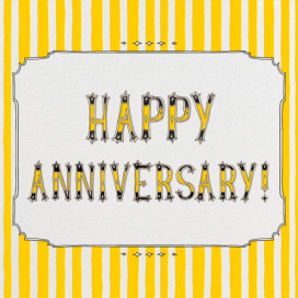 Cirque Happy Anniversary - Anniversary Card by Paperless Post