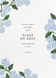 Hydrangea Frame - Graduation Party Invitation by Rifle Paper Co.