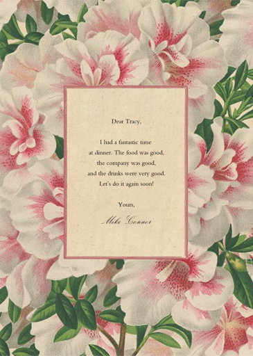 Azalea Frame by John Derian