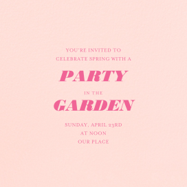 Meringue - Garden Party Invitation by Paperless Post