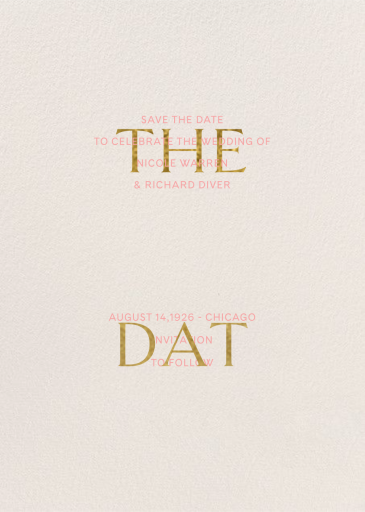 Primo - Invitation by Venamour