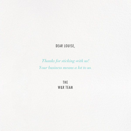 Different Strokes - Business Greeting Card by Kelly Wearstler - Back