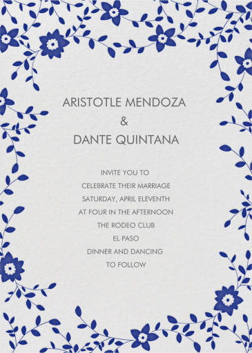 Vintage Flower - Spring Party Invitation by Linda and Harriett