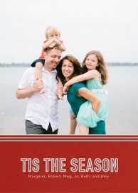 Tis The Season Stripes - Christmas Card by Paperless Post