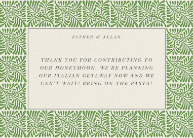 Woodblock Horizontal - Stationery by Oscar de la Renta