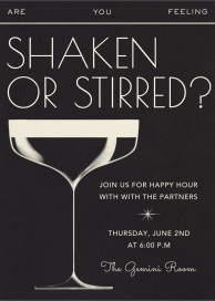 Velvet Coupe - Cocktail Party Invitation by Paperless Post