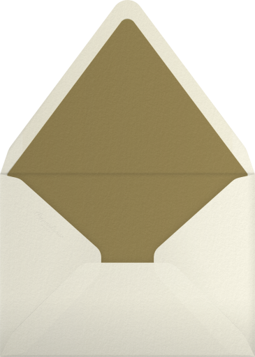 Leaf Inner Bevel Border - Paperless Post Envelope