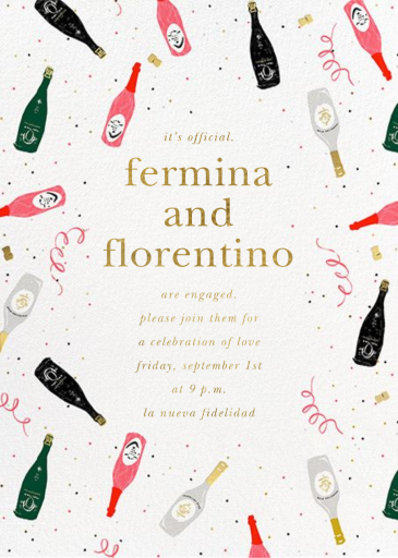 Tossed Cocktails - Engagement Party Invitation by kate spade new york