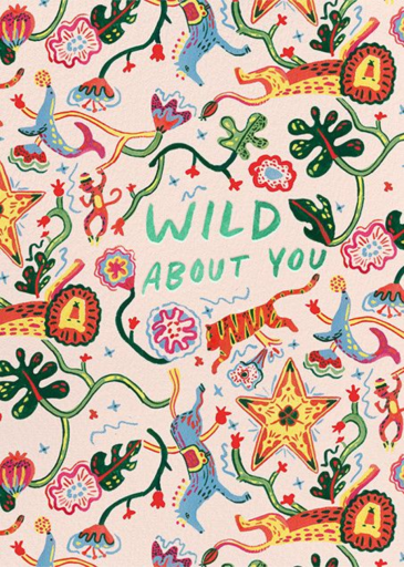 Wild Things (Danielle Kroll) - Love and Romance Card by Red Cap Cards