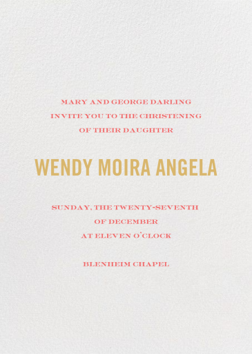 For Ever and Ever - Baptism & Christening Invitation by Mr. Boddington's Studio - Back