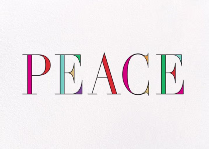 Rainbow Peace - New Year's Card by kate spade new york