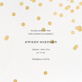 KS Come Celebrate - Sweet 16 Invitation by kate spade new york