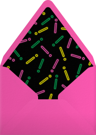 Neon Martini - Paperless Post Envelope