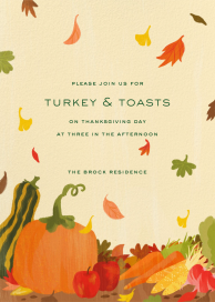 Sky Fall - Thanksgiving Invitation by Paperless Post
