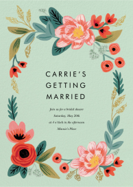 Woven Wildflowers - Bridal Shower Invitation by Rifle Paper Co.