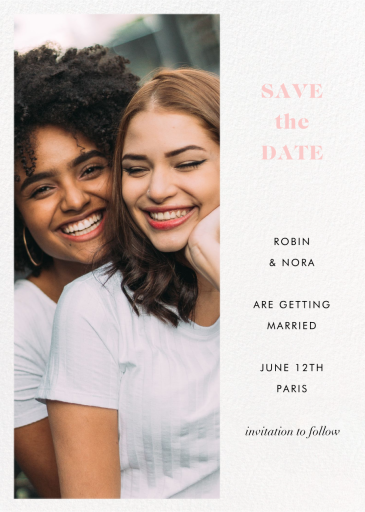 Split - Save the Date by Paperless Post