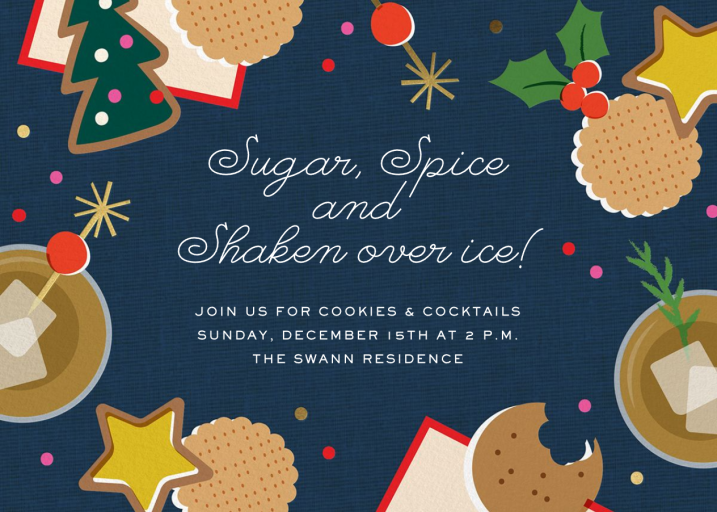 Merry Spread - Christmas Party Invitation by Cheree Berry Paper & Design