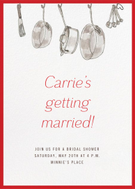 Kitchen Shower - Bridal Shower Invitation by Paperless Post