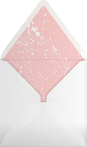 Splatter Cloth II (Save the Date) - Paperless Post Envelope