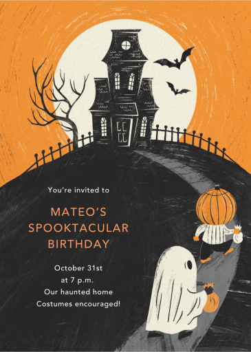 House on a Hill - Birthday Invitation by Paperless Post