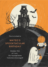 House on a Hill - Birthday Invitation by Paperless Post