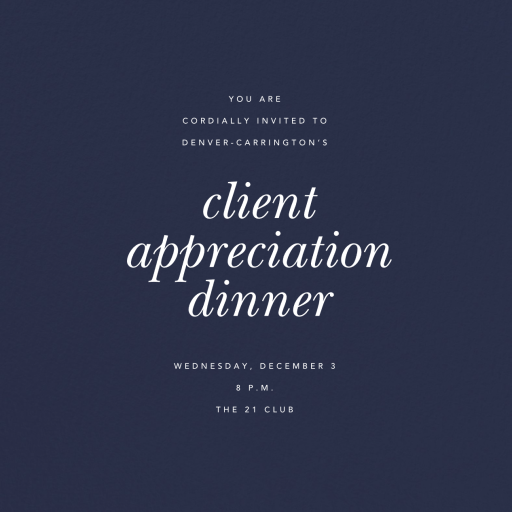 Navy Blue by Paperless Post