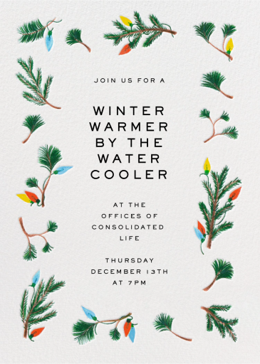 Branch Out - Holiday Party Invitation by Paperless Post