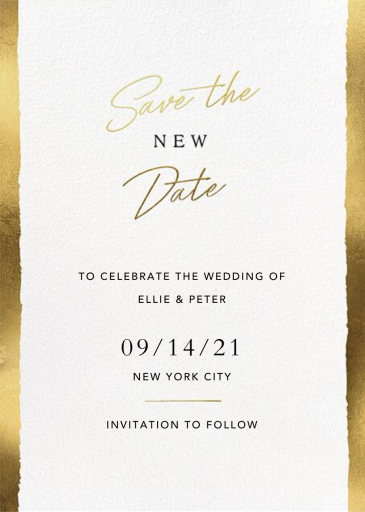 Date Saved - Save the Date by Paperless Post