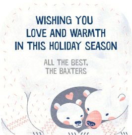 Bear Hug - Christmas Card by Paperless Post