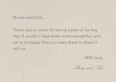 Santa Fe - Thank You Card by Paperless Post