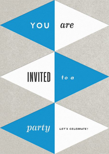 Deco Invite - Winter Party Invitation by The Indigo Bunting