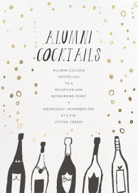 Uncorked - Alumni Event Invitation by Mr. Boddington's Studio