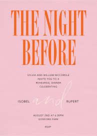 So Much Love - Rehearsal Dinner Invitation by Paperless Post