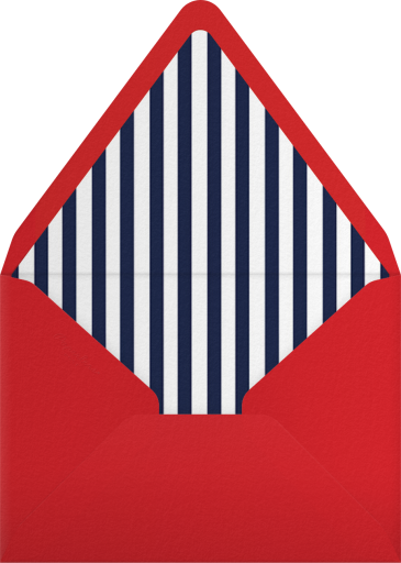 Patriotic Stripes - Paperless Post Envelope