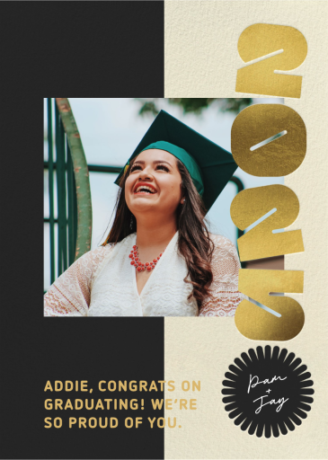 Block Out - Graduation Card by Paperless Post